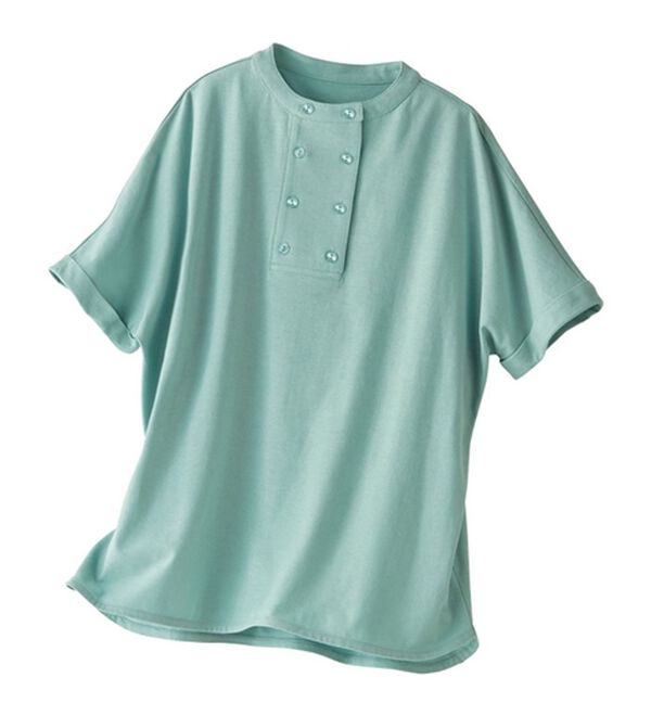 BELLUNA（ベルーナ）の「【３枚組】強撚綿１００％デザインブラウス（ブラウス）」｜詳細画像