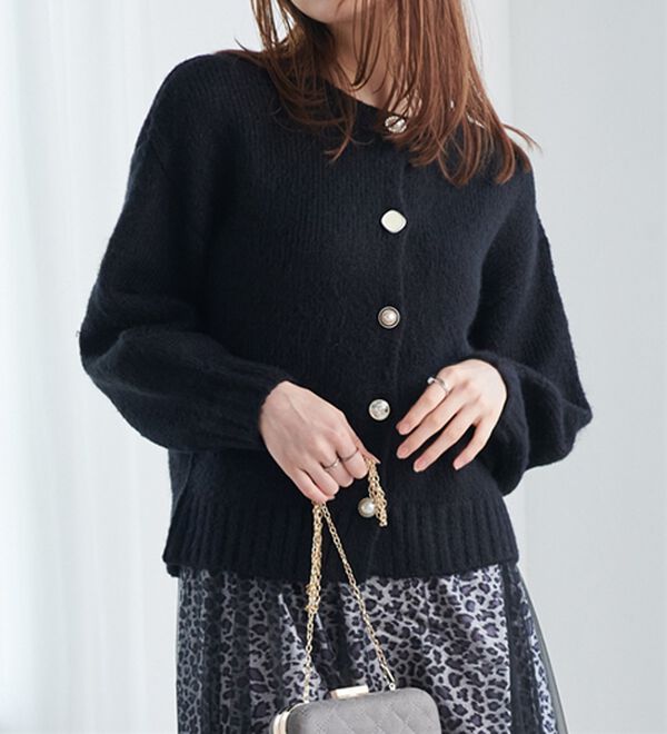 RANAN（ラナン）の「色々レトロボタンカーディガン（ニットカーディガン）」｜詳細画像