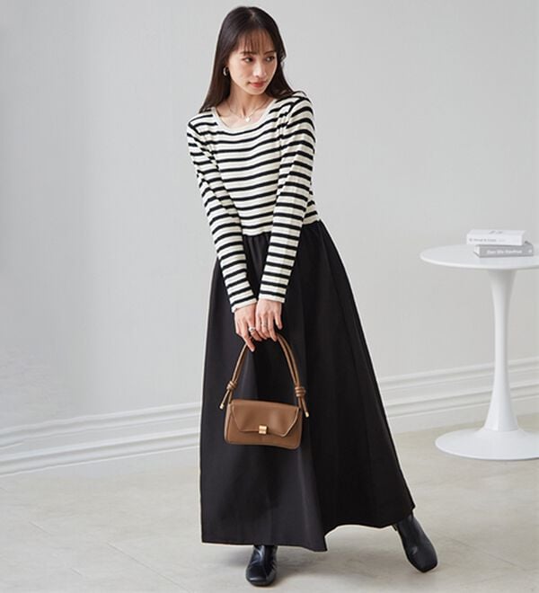 RANAN（ラナン）の「ニットドッキングワンピース（ドッキングワンピース）」｜詳細画像