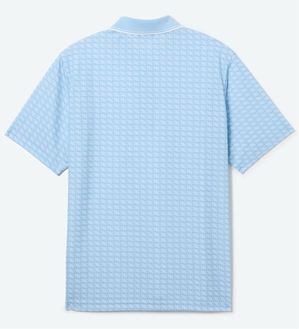 「＜マンシングウェア＞ＳＵＮＳＣＲＥＥＮモノグラムグラフィックプリント半袖ポロ（メンズポロシャツ）」｜詳細画像