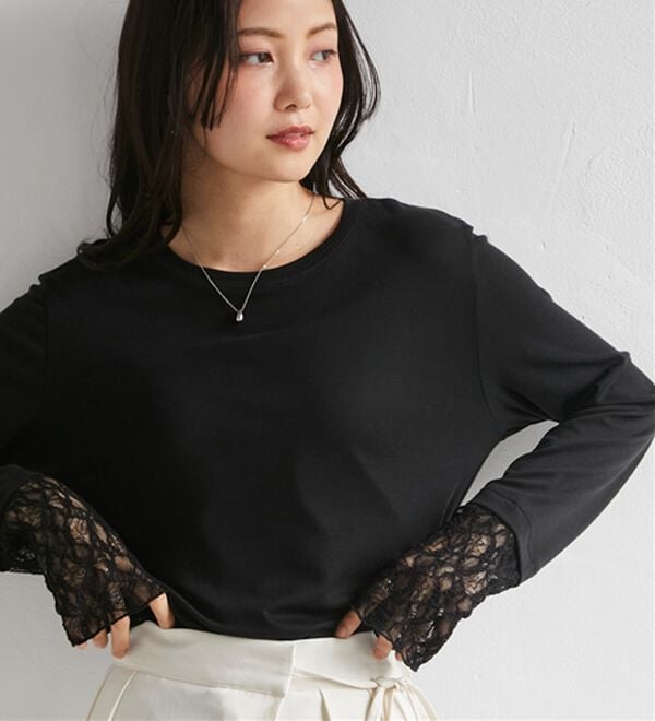 RANAN（ラナン）の「レイヤードスリーブロンＴＥＥ（カットソー）」｜詳細画像