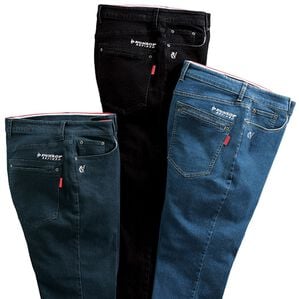 「＜ダンロップ・リファインド&times;コムルヴァン・オム＞蓄熱保温プレミアムジーンズ（メンズデニムパンツ）」｜3本組