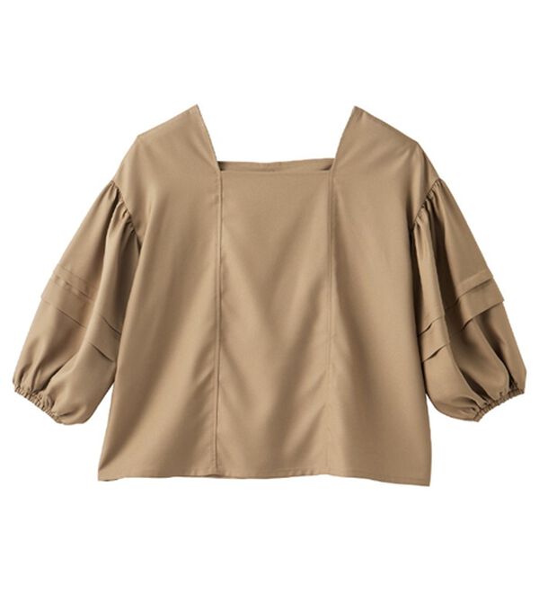 GeeRA（ジーラ）の「タック袖ブラウス（ブラウス）」｜詳細画像