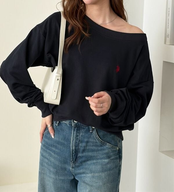GeeRA（ジーラ）の「【U.S. POLO ASSN.】ボートネックスウェット（トレーナー・スウェット）」｜詳細画像