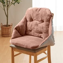 iellio（イエリオ）の「【８日間限定価格】温もりに包まれるあったか腰ポカクッション＜フランネル・吸湿発熱・蓄熱・抗菌防臭・座椅子・チェアカバー＞（チェアカバー・チェアパッド）」