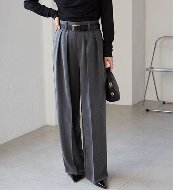 クリスマスSale✴未使用！アヤン暖ったかウールワイドパンツ ウール調2タックワイドパンツ - ベルーナ【公式】