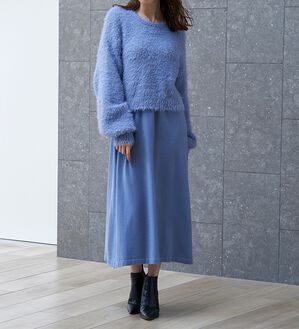 RANAN（ラナン）の「フェザーニットワンピースアンサンブル（ニットワンピース）」｜詳細画像