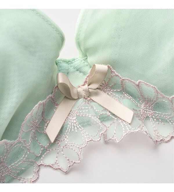 YU'NOW（ユナウ）の「ぷるるん谷間のノンワイヤーブラ＆ショーツ（ブラジャー＆ショーツセット）」｜詳細画像