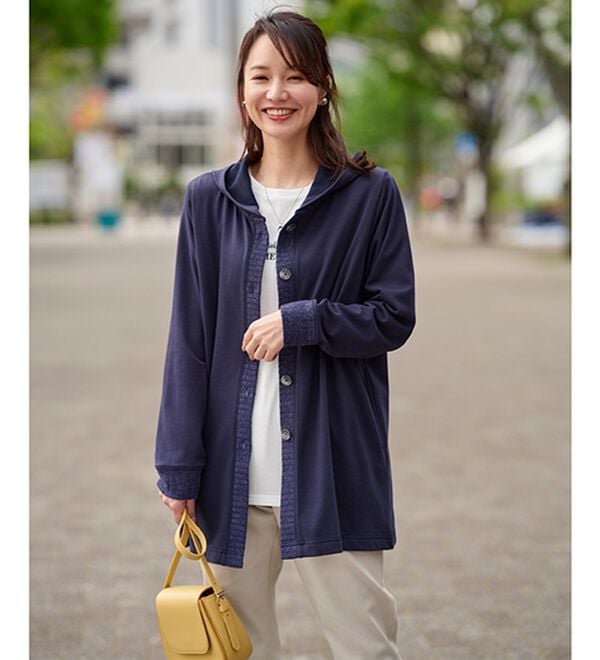 BELLUNA（ベルーナ）の「【メルティポンチ】フード付ブルゾン（ブルゾン）」｜詳細画像