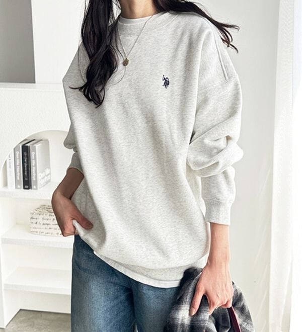 GeeRA（ジーラ）の「【U.S. POLO ASSN.】表ピーチ裏起毛スウェット（トレーナー・スウェット）」｜詳細画像