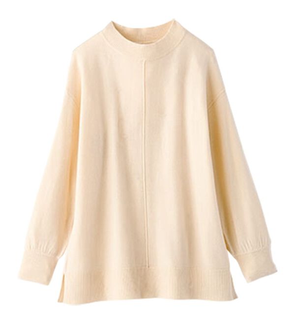 BELLUNA（ベルーナ）の「ふんわり袖カシミヤタッチプルオーバー（ニット・セーター）」｜詳細画像