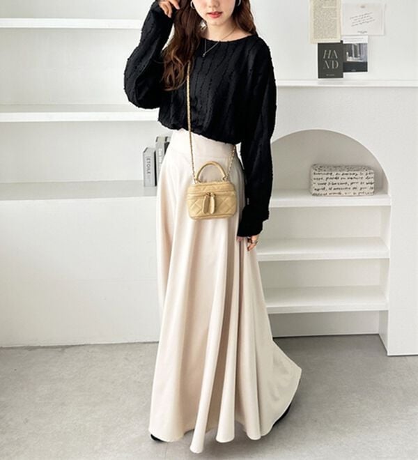 GeeRA（ジーラ）の「シャギージャカードボートネックカットソー（カットソー）」｜詳細画像