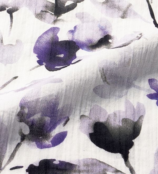 ルフラン（ルフラン）の「【２色組】日本製　花柄ブラウス（ブラウス）」｜詳細画像