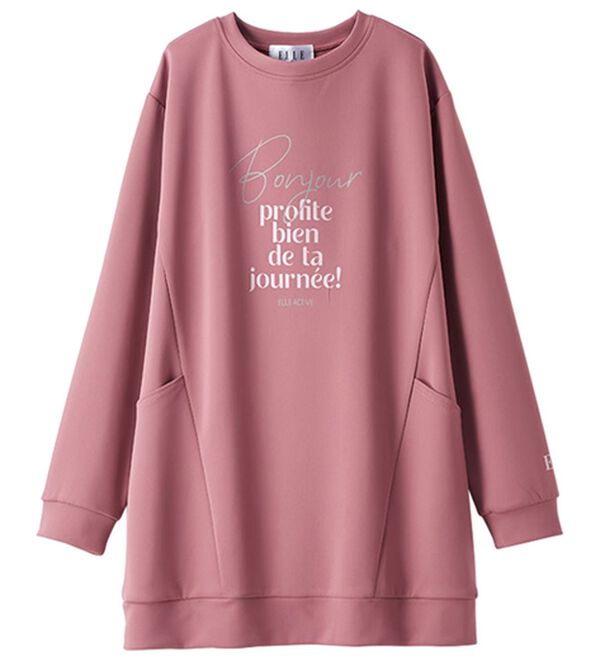 BELLUNA（ベルーナ）の「＜ＥＬＬＥ　Ａｃｔｉｖｅ＞とろみ素材ポケット付チュニック（チュニック）」｜詳細画像