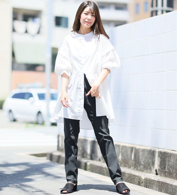 A HAPPY MARILYN（アハッピーマリリン）の「【Ｍ～８Ｌ】【楽冷】接触冷感ストレッチ美脚レギンスパンツ（フルレングスパンツ）」｜詳細画像