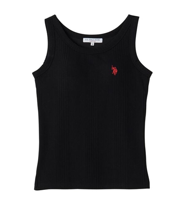 RANAN（ラナン）の「＜U.S.POLO ASSN.＞カップ付きリブタンクトップ（タンクトップ・キャミソール）」｜詳細画像