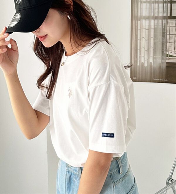 GeeRA（ジーラ）の「【Ｕ．Ｓ．　ＰＯＬＯ　ＡＳＳＮ．】カラーTシャツ（Tシャツ）」｜詳細画像