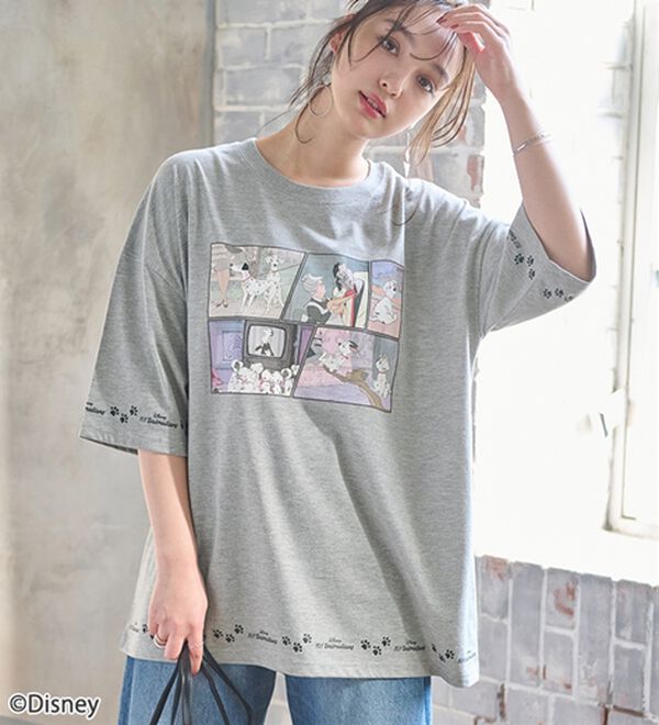 「＜Ｄｉｓｎｅｙ＞ディズニー映画ＰＨＯＴＯ風Ｔシャツ（チュニック）」｜詳細画像