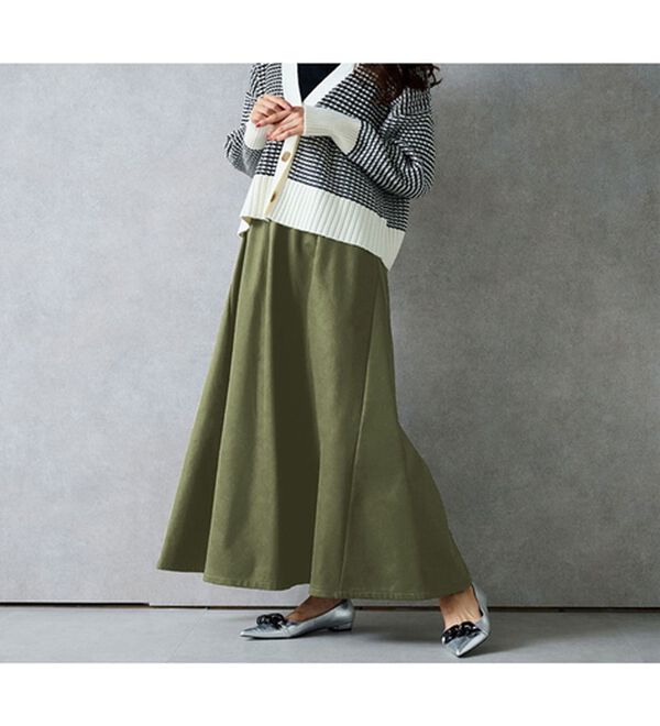 RANAN（ラナン）の「＜裏フリース＞マキシスカート（ロングスカート）」｜詳細画像