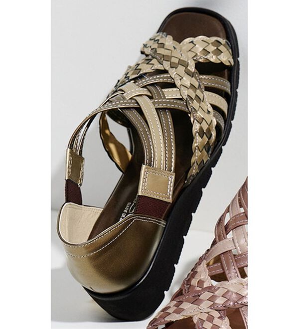 新品⭐️45R手編みレザーサンダル42(27〜27、5cm)