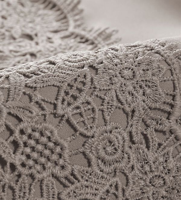 BELLUNA（ベルーナ）の「ケミカルレース使い立衿デザインブラウス（ブラウス）」｜詳細画像