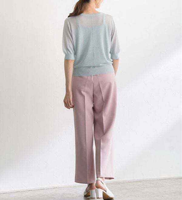 Pierrot（ピエロ）の「シアーラメニット（ニット・セーター）」｜詳細画像