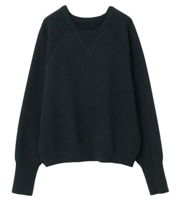 RANAN（ラナン）の「パチパチしにくい！大人のきれいめトレーナーニット（ニット・セーター）」｜詳細画像