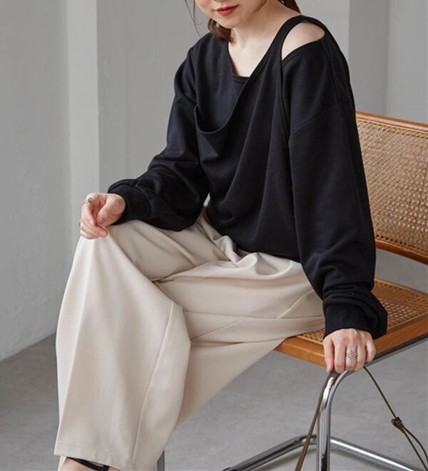 RANAN（ラナン）の「レイヤードデザインスウェット（トレーナー・スウェット）」｜詳細画像