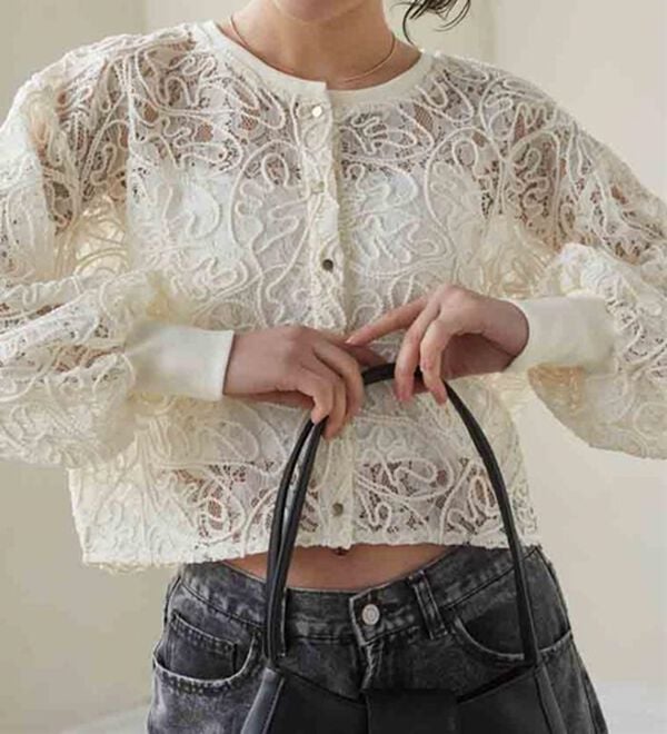 RANAN（ラナン）の「シアーレースカーディガン（その他カーディガン）」｜詳細画像