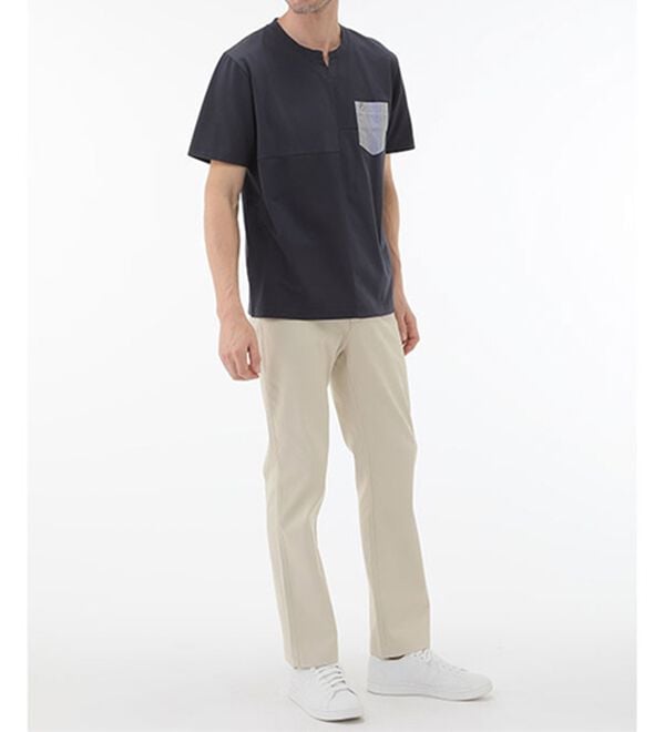 「＜ハッシュパピー＞大人のパネル切替プルオーバー（メンズシャツ）」｜詳細画像