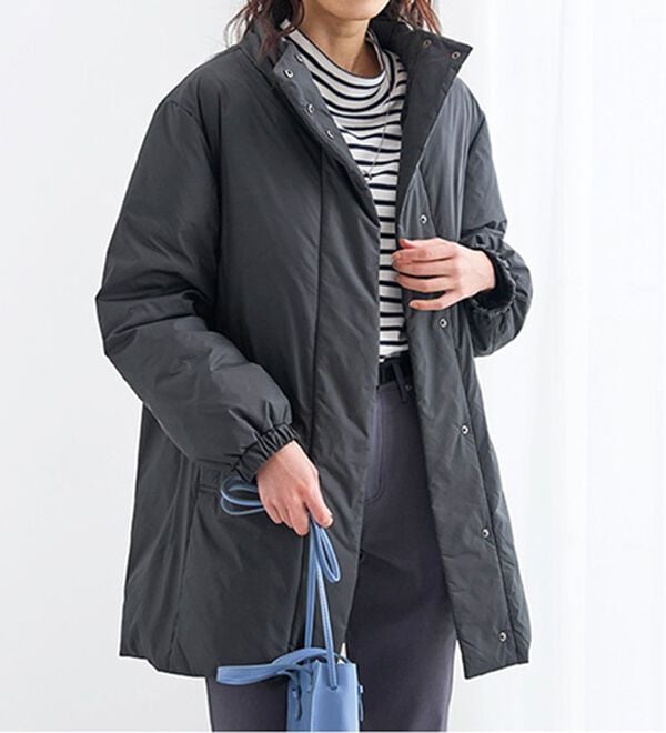 BELLUNA（ベルーナ）の「吸湿発熱ハイネックプルオーバー（カットソー）」｜詳細画像