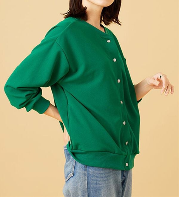 BELLUNA（ベルーナ）の「ストレッチジョーゼット素材カーディガン（その他カーディガン）」｜詳細画像