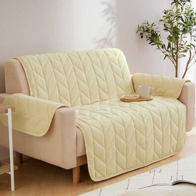 iellio（イエリオ）の「もちもちひんやり冷感ソファカバー＜接触冷感・抗菌防臭・防ダニ・ソファパッド・滑りにくい加工・ハイバック・２人掛・３人掛＞（ソファーカバー）」