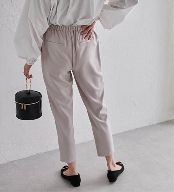 RANAN（ラナン）の「美脚シルエットクロップドパンツ（フルレングスパンツ）」｜詳細画像