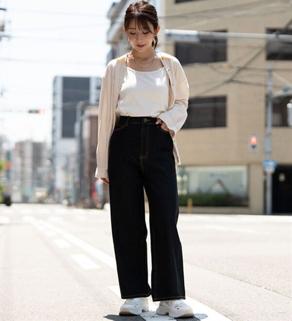 A HAPPY MARILYN（アハッピーマリリン）の「【Ｍ～７Ｌ】美脚＆美尻が叶う！優勝ワイドパンツ（ワイドパンツ・ガウチョ）」｜詳細画像