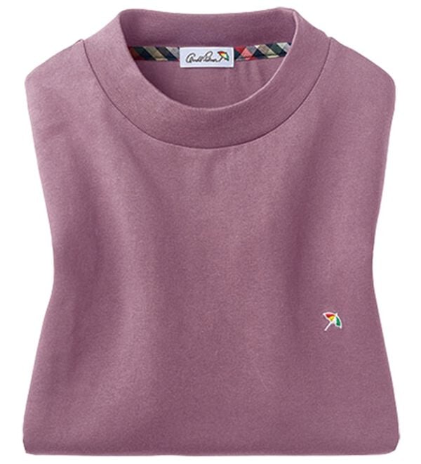 「アーノルド　パーマー　綿１００％接触冷感Ｔシャツ（メンズＴシャツ）」｜グレイッシュピンク