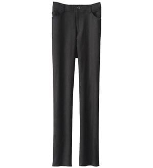 BELLUNA（ベルーナ）の「美脚ストレッチ裏起毛パンツ（フルレングスパンツ）」｜ヘリンボーン