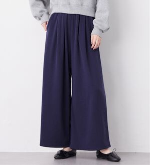 Viola e Viola（ヴィオラ エ ヴィオラ）の「【蓄熱保温】裏ファー美脚ワイドパンツ（ワイドパンツ・ガウチョ）」｜グレイッシュパープル