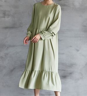 RANAN（ラナン）の「ボリューム袖ティアードワンピース（その他ワンピース）」｜詳細画像