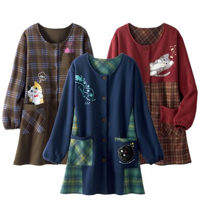 新品　タグ付き　ベルーナ　エプロン　大きいサイズ　６枚　まとめ売り 楽天市場】エプロン レディース 【3色組】水仕事に最適♪ワーク