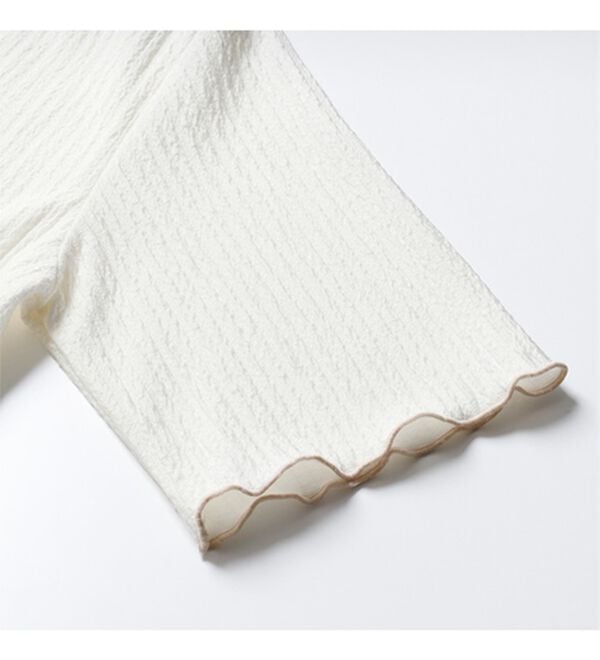 GeeRA（ジーラ）の「前後２ＷＡＹ配色メロー５分袖カットソー（カットソー）」｜詳細画像