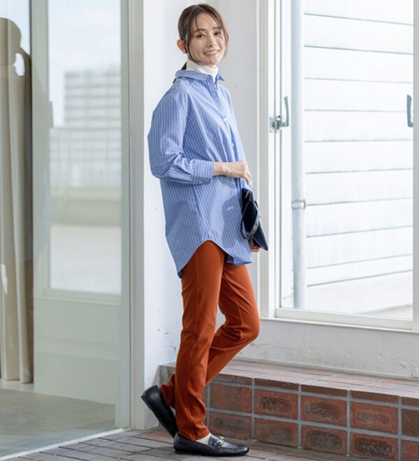 BELLUNA（ベルーナ）の「美ストレッチ素材レギンスパンツ（スパッツ・レギンス）」｜詳細画像