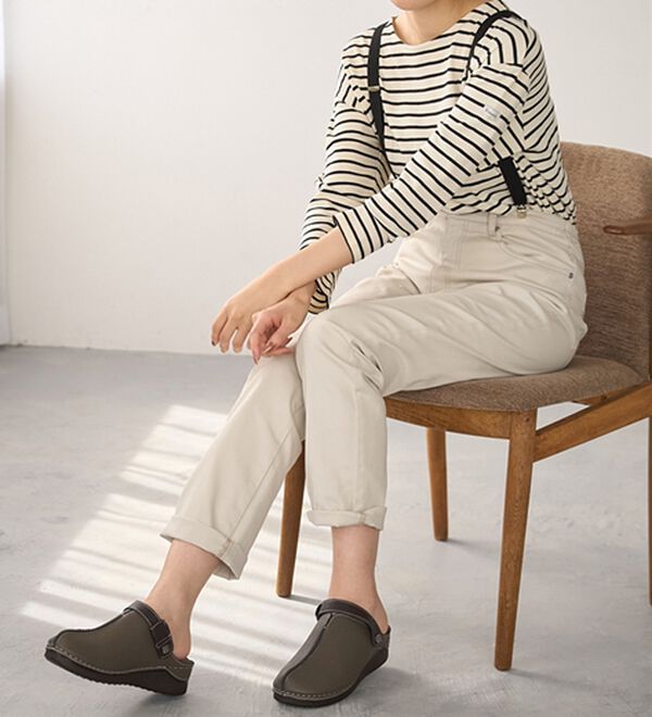 BELLUNA（ベルーナ）の「やわらかレザー調２ＷＡＹミュール（サンダル・ミュール）」｜詳細画像