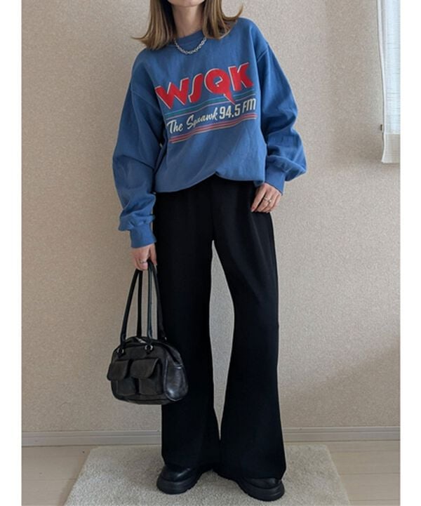 GeeRA（ジーラ）の「美脚見えカーブフレアパンツ（フルレングスパンツ）」｜詳細画像