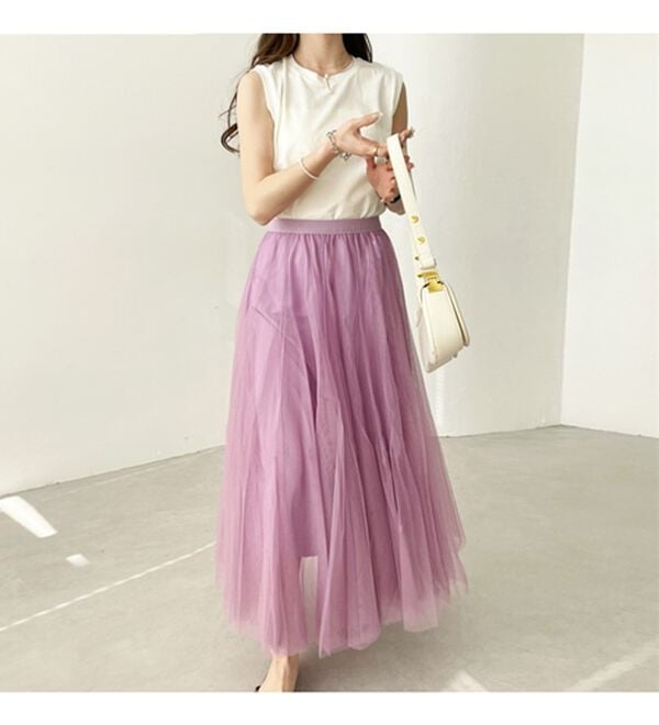 GeeRA（ジーラ）の「フレアーチュールロングスカート（ロングスカート）」｜詳細画像