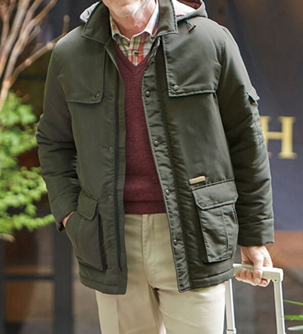 「手ぶらが叶う多ポケットフードジャケット（メンズジャケット）」｜詳細画像