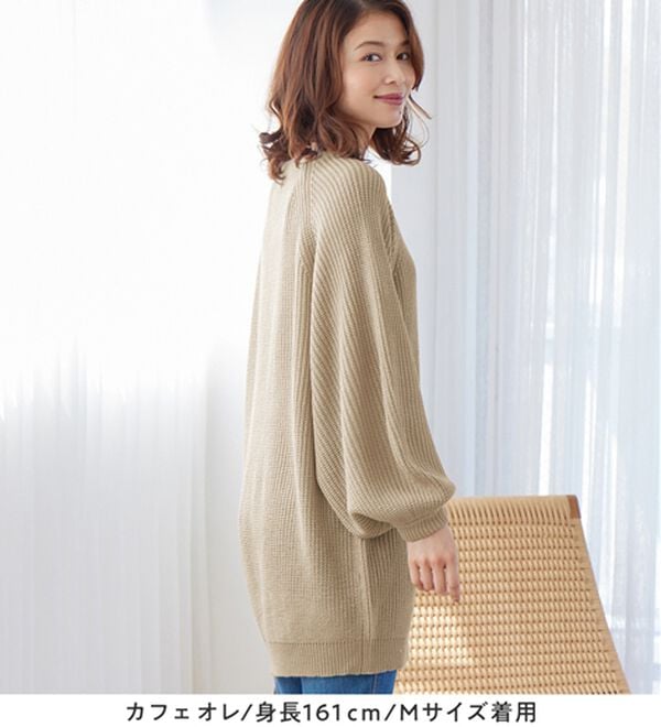 Viola e Viola（ヴィオラ エ ヴィオラ）の「バルーン袖ゆるニット（ニット・セーター）」｜詳細画像