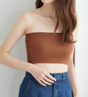 YU'NOW（ユナウ）の「カジュアルリブチューブブラ（ブラジャー）」｜詳細画像