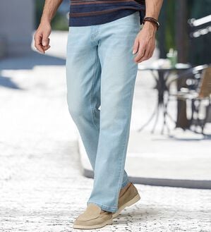 「【３本組】＜コムルヴァン・オム＞定番の極楽サマージーンズ（メンズフルレングスパンツ）」｜詳細画像