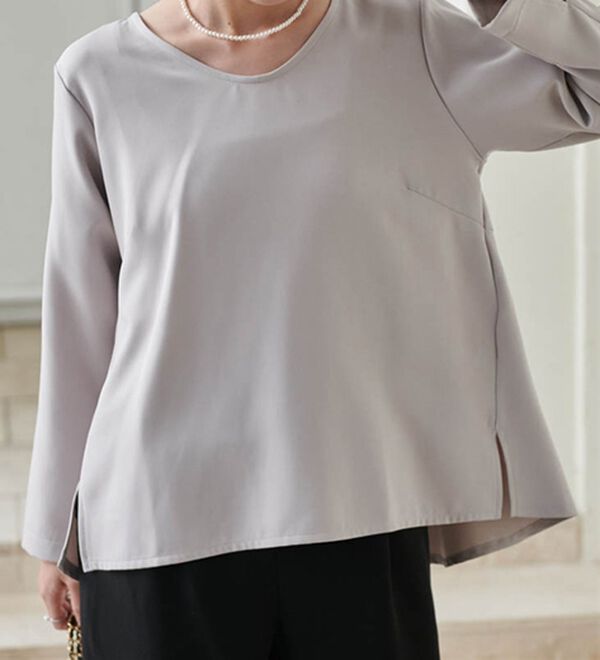 RANAN（ラナン）の「【選べるデザイン】楽してきれい見え！セットアップ（ブラウススーツ）」｜詳細画像